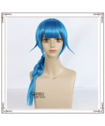 League Of Legends Jinx long Ponytail Cosplay Wig