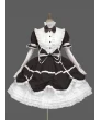 Tailor-made Gothic Lolita Dress Shirt Suit Military police style judge's role style Dress