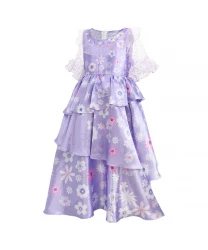 Encanto Isabela Madrigal Dress Kids Halloween Cosplay Costume