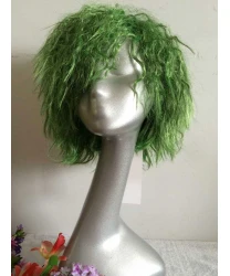 Batman Joker Green Short Curly Cosplay Wig